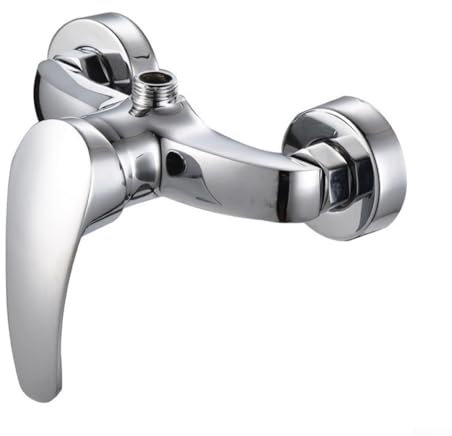 Single Lever Bath Shower Mixer Taps for Exposed Installation G1/2, Bathroom Tub Filler Zinc Alloy Faucet, Bath Shower Valve, Wall Mounted, Chrome
