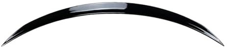 Heckspoiler Für Mercedes Für Benz C Klasse Coupe W205 C205 2 Tür 2015-2021 C43 C63 Für AMG C180 C200 C300 C350 Heckspoiler Flügel Stamm Splitter Lippe Kofferraumspoiler (Farbe : Glänzend schwarz)