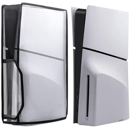 Wigearss Copertura Antipolvere Protettivo con Finestra Visiva per PS5 Slim DE/UHD Console, Non per PS5/PS5 Pro