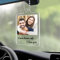Personalisierter Autospiegel Anhänger,Rückspiegel Anhänger Personalisiert,Personalisierbare Auto Anhänger,Fotoanhänger mit Bild für Car Decoration Geschenk