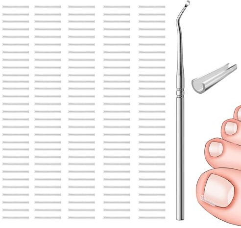 150 Piezas Corrector Uñas Encarnadas Uñas Encarnadas Pies Corrector de Uñas de Los Pies para Uñas Encarnadas con Picker Kit de Herramientas para Uñas Encarnadas