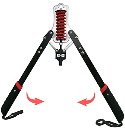 Power Twister Armtrainer, Verstellbar Federarmtrainer 10-200kg Arm Exerciser Unterarmtrainer, Krafttraining für Zuhause Oberkörper Brust Bizeps, Fitnessgerät für Home Gym