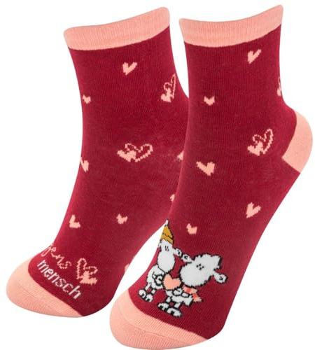 Sheepworld Zaubersocken Frauen mit Motivdruck | Damensocken, Größe 36-40, figürlich gepresst | lustiges Geschenk, Kollegin, Freundin
