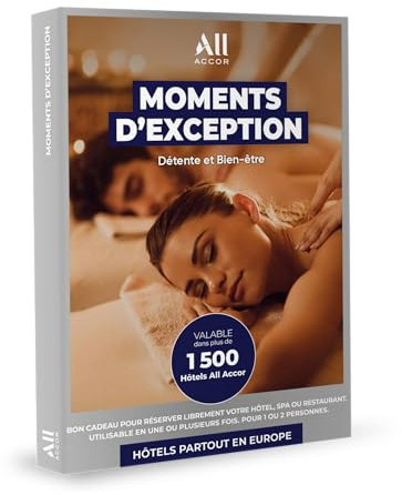 All-Accor - Coffret Cadeau - Moments d'Exception - Une ou Plusieurs Nuits en France et en Europe
