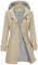 RITOSTA Veste Imperméable Femme Capuche Veste de Pluie Longue Parka Coupe Vent Manteaux Imperméables Femme Manteau Zippé Vêtements d'Extérieur(Kaki,XL)