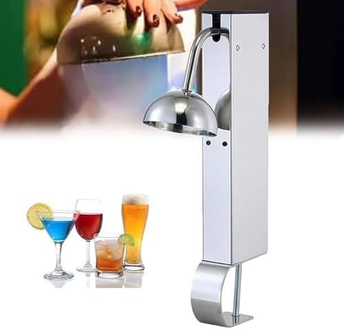 Kommerzielle CO2-Eisbechermaschine – Sofortiger Glasfroster für Bar und Restaurant | Stehender Weinglaskühler aus Edelstahl | 6 Sekunden pro Becher