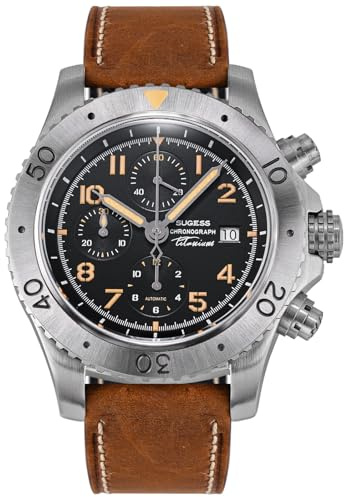 S464.K Chronograph, Chronograph, Titan, Saphirglas, automatisch, mechanisch, Fliegerpilot, sportliche Herrenuhr