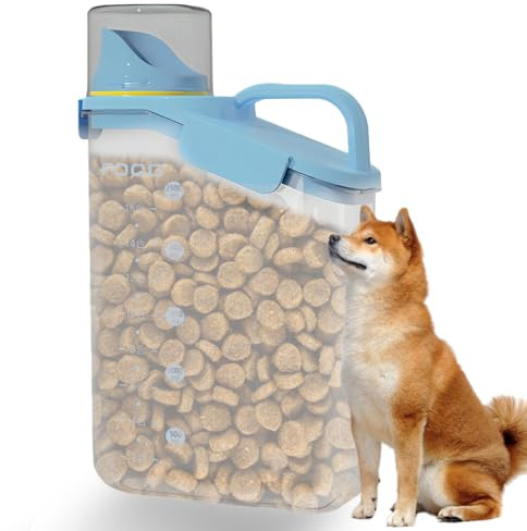 GOEDCH Récipient hermétique pour nourriture pour chat de 2,8 l : PP PS + PP + silicone Récipient de stockage de nourriture pour chien, stockage de détergent, pour stockage de nourriture pour animaux