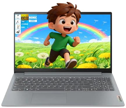Lenovo IdeaPad Slim 3i - Laptop FHD de 15.6 pulgadas, CPU Intel Core i3-N305 (8 núcleos), 8 GB LPDDR5 RAM, 128 GB UFS, Windows 11, portátil, Wi-Fi 6, lector de tarjetas SD, batería de larga duración