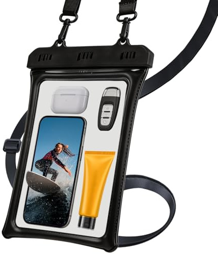 goldmiky Funda Impermeable Móvil Acuatica,Funda Movil Agua conDoble Airbag
