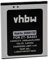 vhbw Akku kompatibel mit ZTE BA520, BA603, Blade A520, Blade A520C, Blade A520C Dual SIM Handy Smartphone Telefon (2400mAh, 3,85V, Li-Ion)