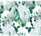 decomonkey Fototapete Blumen 300x210 cm Tapete Wandbild Bild Fototapeten Tapeten Wandtapete Wand Schlafzimmer Wohnzimmer Rose grün