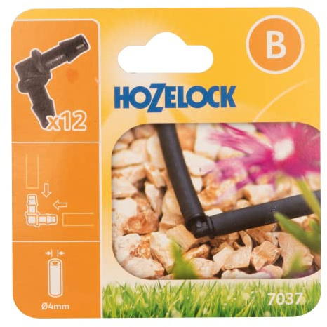 Hozelock MICRO Elbow Connector 5/32 / 4mm Pack of 12