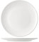 H&H Denver Set 6 Piatti Piani, Stoneware, Bianco, 26cm