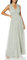 Maya Deluxe Damen Ärmelloses Abendkleid Mit Gerafftem V-ausschnitt & Hoher Taille - Hochzeitsgast Kleid Tüllkleid Bridesmaid Dress, Green Lily, 40 EU