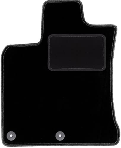 Wielganizator Automatte – Passend für Nissan Qashqai I J10 Crossover 2006-2013 – Velours – Autozubehör - Praktische Fußmatte Auto – 1-teilig - schwarz