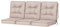 Bankauflage für Gartenmöbel, Gartenbank, Polsterauflage für Hollywoodschaukel, Auflagen für Gartenschaukelkissen, Sitzkissen, Stuhlauflage, Indoor/Outdoor - Beige - 180 cm (3 x 60 cm)