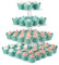 CECOLIC Présentoir à Cupcakes Carré à 4 Niveaux Présentoir à Gâteaux en Acrylique Transparent Tour de Pâtisserie à Dessert pour Décoration de Fête d'Anniversaire de Mariage (Carré - 30,5 cm)
