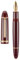 Jinhao X159 Red Acrylic Fountain Pen Gold Trim, Large #8 Fine Nib Office Pen Calligraphy Writing