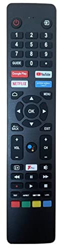for jvc rm c3250 1 remote control Compatible for jvc remote control, remote for jvc Smart TVs with Netflix, Youtube, Prime and Google Play Buttons(Equipped with voice function)