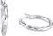 s.Oliver Creolen 925 Sterling Silber Damen Ohrschmuck, 1,6 cm, Silber, Kommt in Schmuck Geschenk Box, 2034239