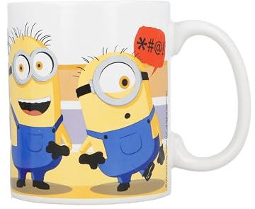 Stor Keramik-Sublimationstasse 325 ml in Minions Geschenkbox