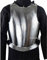 Medieval Templar Breastplate Cuirass Knight Armor Jacket Chest Plate & Back Plate Functional Combat LARP Renaissance Period Armour Silver Adult's Costume, Silver, Large
