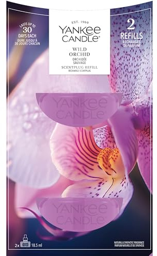 Yankee Candle Scent Plug Refill | Wild Orchid | for Small to Medium Spaces | Long-Lasting Fragrance