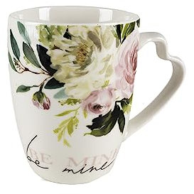 VERONI Tazza Yasmine Be mine, 360 ml, porcellana di alta qualità, idea regalo