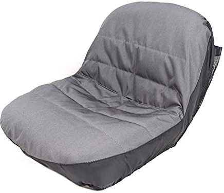 Mulcort Rasenmäher Sitzbezug Traktor Sitzbezug Heavy Duty Gepolstert 600D Oxford Material Grau