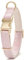 YUDOTE Collier De Chien Ultra-Doux en Coton Naturel avec Tissu Sergé pour Grands Chiens À La Peau Sensible, Rose