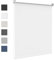 Verdunklungsrollo ohne Bohren Verdunkelungsrollo Klemmfix Rollos für Fenster ohne Bohren 130x115cm(LxB) Weiß Thermorollo Fenster Rollo 100% Verdunkelung Sichtschutz und Sonnenchutz