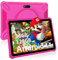 FASTWD Tablet per bambini 10 pollici Android 14 Tablets educativo,36GB RAM+128GB ROM(espandibile con SD),WiFi 6,controllo genitori,Widevine L1/BT 5.0/8+5 MP/Tablet per Bambini, (Rosa)