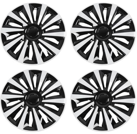 4 Stück 14in Stahlfelgen Radkappen Voller Schutz Stylisches Aussehen Allgemeiner Zweck
