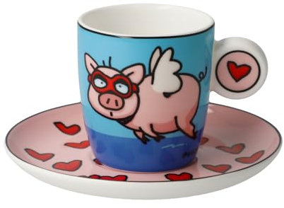 Espressotasse Ed Heck When Pigs Fly - Pop Art