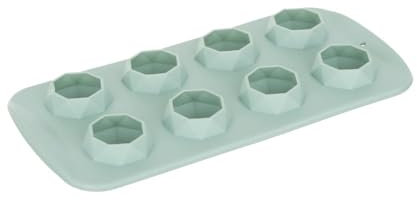 Molde de hielo de silicona 8 cubitos diamante