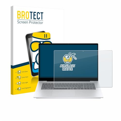 BROTECT Schutzglas für HP OmniBook 7 17-dc | Entspiegelnder Displayschutz Made in Germany Schutzfolie Glas Matt Anti-Reflex Kratzfest 9H Anti-Fingerprint Einfache Montage