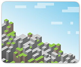 Destination Vinyl Ltd Cool Block Building Game Mouse Mat Pad - Gamer Gaming Kids Gift Computer #13191