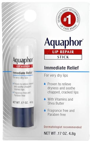 Aquaphor Lip Repair Stick 0.17 Ounce (6 Pack) Display
