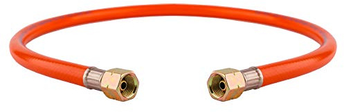 BFG Propane Butane Gas Hose, 200cm, 2 x 1/4 Female Threads, BS EN16436-1:2014 Class 2, Max. Pressure 10 Bar, Ideal for Gas BBQ, Camping, Patio