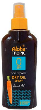 Aloha Tropic Huile Solaire SPF00 * Huile de carotte * 200 ml