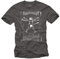 Musik T-Shirts mit Gitarre Leonardo DA Vinci Dunkelgrau Männer XXXL