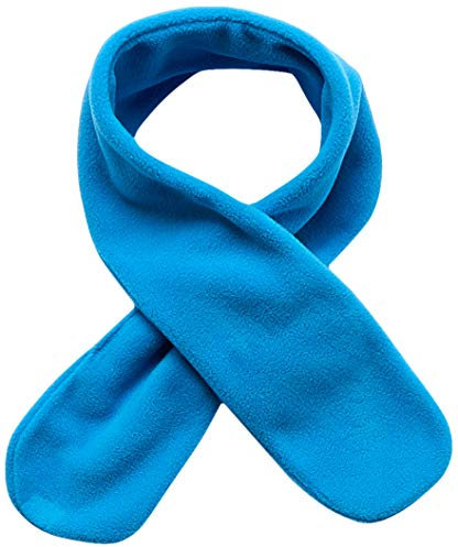 Playshoes Unisex Kinder Fleece-Steckschal Winter-Schal, aquablau, one size