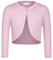 trudge Mädchen Bolero Kinder Strickjacke Cardigan Langarm Schulterjacke Bolerojäckche Top Festlich Kommunion Tauf Hochzeit Hell-Pink 140