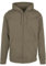Build Your Brand Herren Basic Zip Hoody Kapuzenpullover, Olive, 3XL