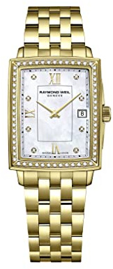 Raymond Weil WEIL Toccata Damenuhr - 5925 -PS -00995 - Rechteck - Quarz, weißes Perlmutt