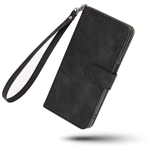 FTRONGRT Coque pour Google Pixel 3, PU Cuir + TPU Coquille, Fente pour Carte, Fonction Stand, Fermeture Magnétique, Etui pour Téléphone Portable pour Google Pixel 3 -Noir