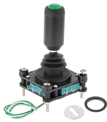 Milageto 5A 240V 4NO4NC Momentary Push Button Switch 2 4 Position SCV4-YQ-05R2G 360 Degree Single Lever, SCV4-YQ-05R2G