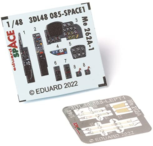 Eduard Accessories 3DL48085 - 1:48 Me 262A SPACE for TAMIYA - Neu