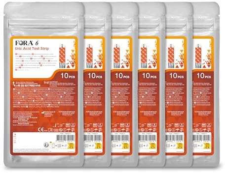 FORA Harnsäure-Teststreifen 10pcs (bag) x6